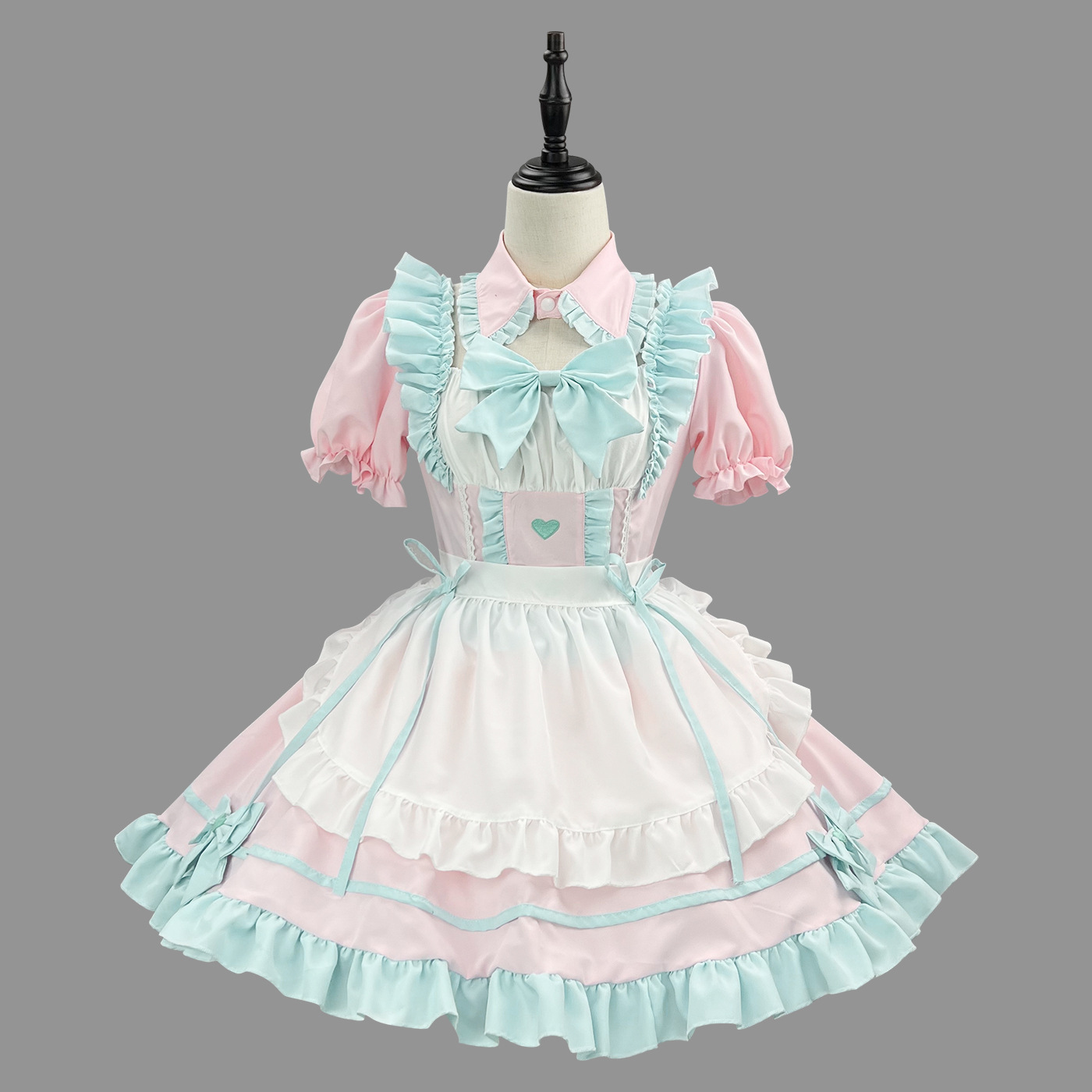 Anime Cosplay Shop - アニメ S-5XL スウィートキュート ロリータ メイドドレス コスプレコスチューム