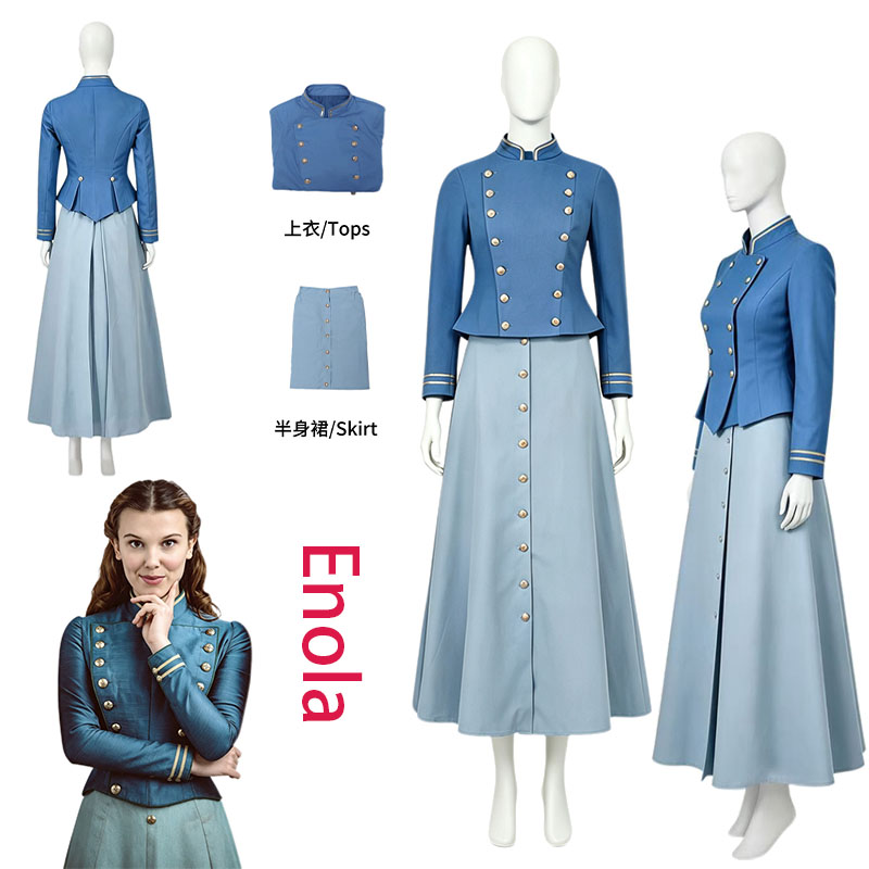 Anime Cosplay Costumes Female - WHH ムービー エノラ コスプレコスチューム ホームズ 女性用