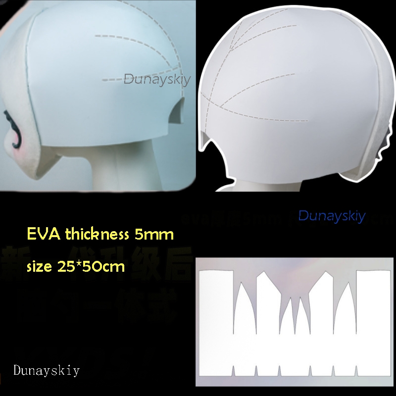 Anime Cosplay Diy - NebulaCloakストア ファーコスチューム着ぐるみ ヘッドウェア ヘッドベース EVA安全ヘルメット コスプレ