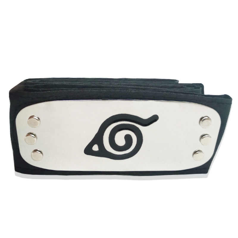 Naruto Headband Metal - アニメナルト忍者アカツリヘッドバンド漫画コスプレアクセサリー小道具カカシヘッドベルト額プロテクターコスプレギフト
