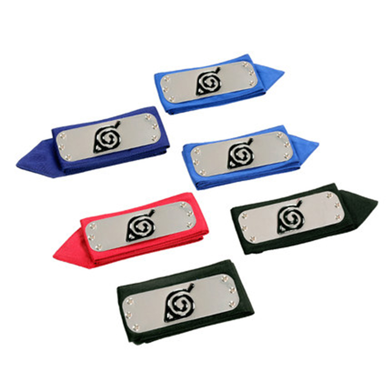 Naruto Headband Metal - NARUTO-ナルト-忍者コスプレヘッドバンド,イタチ,サスケ,カカシ,波風ミナト,さくら,ヒナタ,公式認証,ヘアウェア