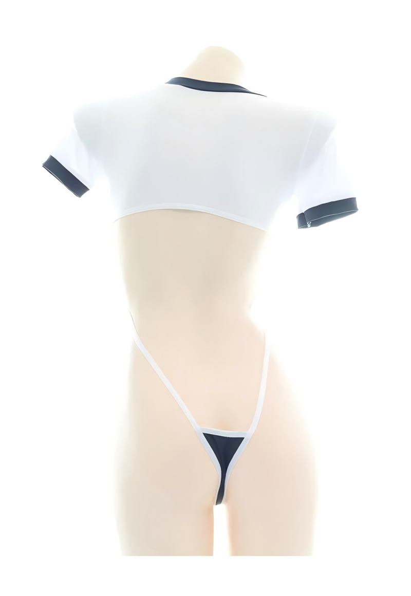可愛いボディスーツセクシーランジェリー中空デザインアニメコス - Cosplay Anime Women のレビューと価格