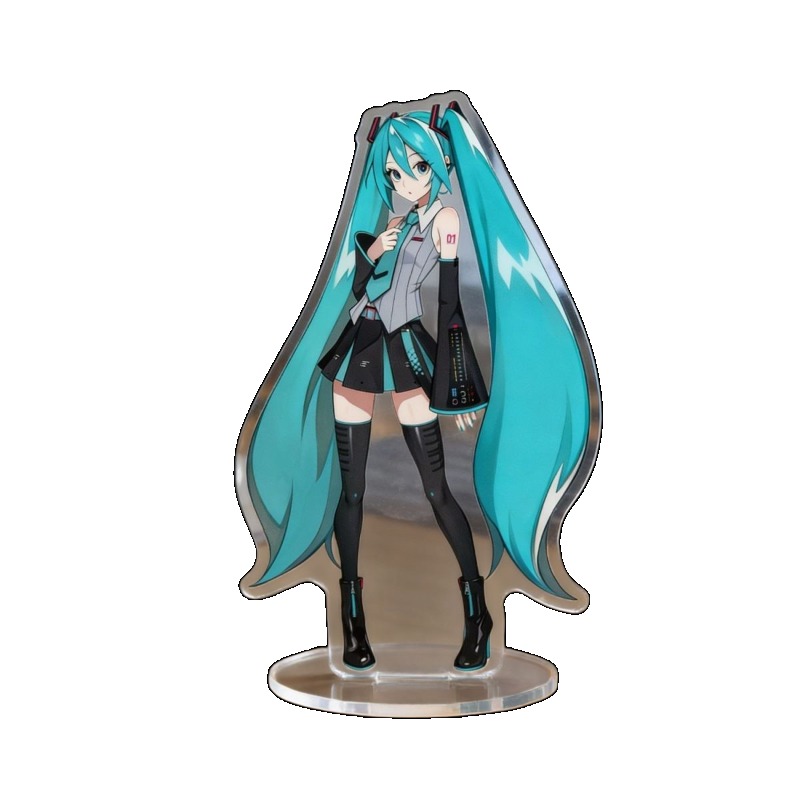 初音ミク 10 センチメートルアクリルスタンドかわいいアニメ - Anime Cosplay Cute のレビューと価格