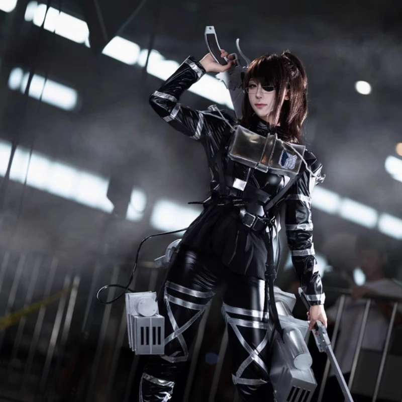 ミカサ・アッカーマン衣装進撃の巨人コスプレ服セットスーツ漫画 - Anime Cosplay Costumes Female のレビューと価格