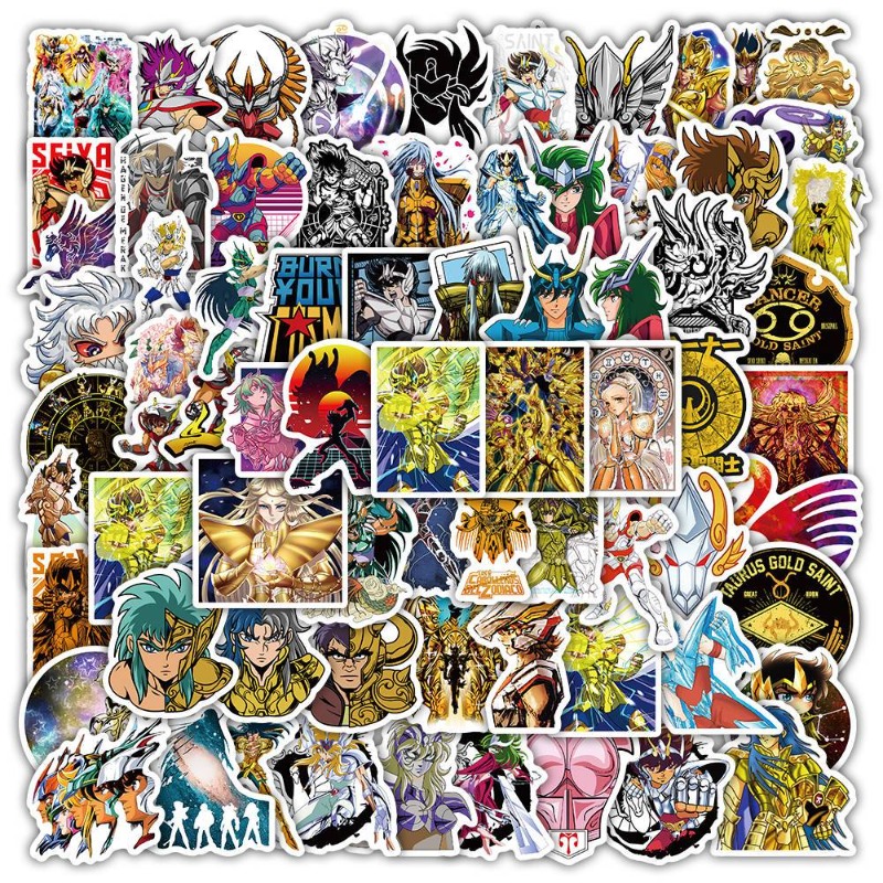 101 個聖闘士星矢アニメステッカー漫画キャラクター DIY - Anime Cosplay Diy のレビューと価格