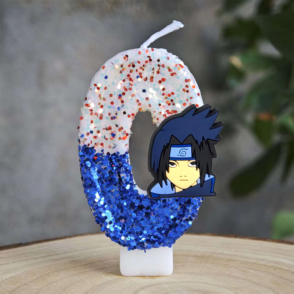 ナルトケーキトッパーキャンドル漫画アニメテーマ誕生日パーティ - Naruto Headband Metal のレビューと価格