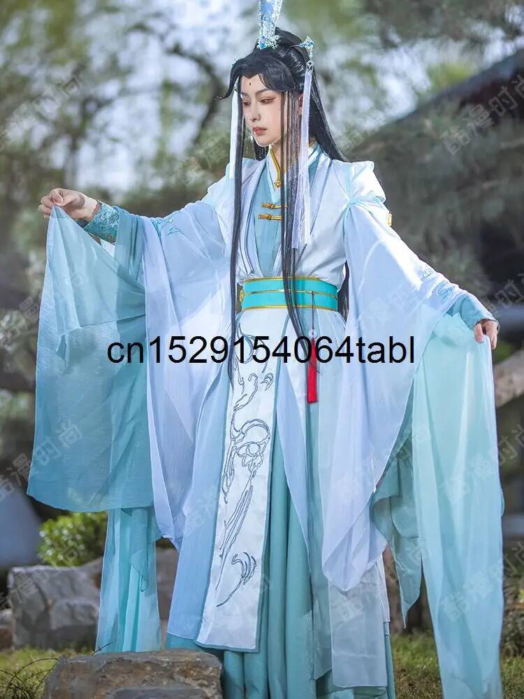 新天官慈福風師清玄コスプレ衣装漢服セット天官の祝福付きハロウ - Anime Cosplay For Halloween のレビューと価格
