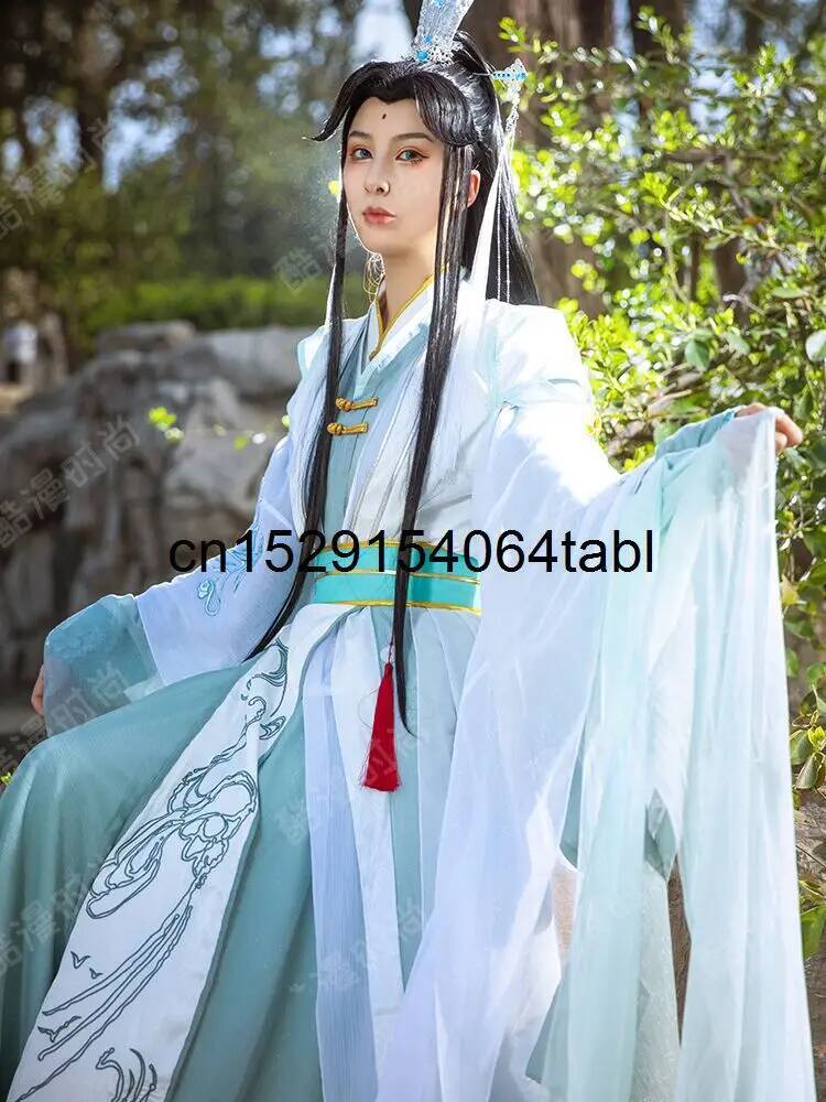 新天官慈福風師清玄コスプレ衣装漢服セット天官の祝福付きハロウ - Anime Cosplay For Halloween のレビューと価格