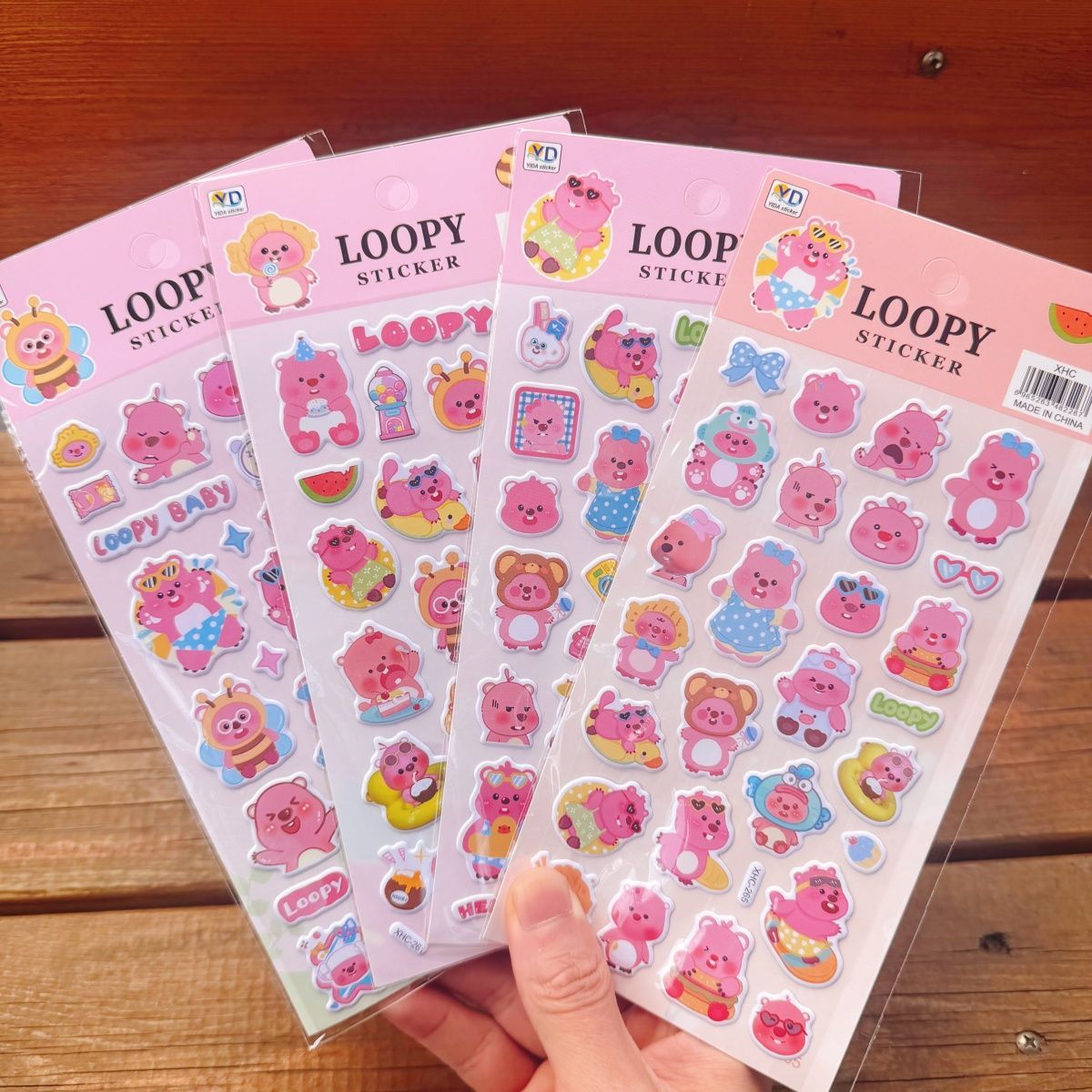 新しいポロロアニメのかわいいループ状3Dフォームステッカー、 - Anime Cosplay Cute のレビューと価格