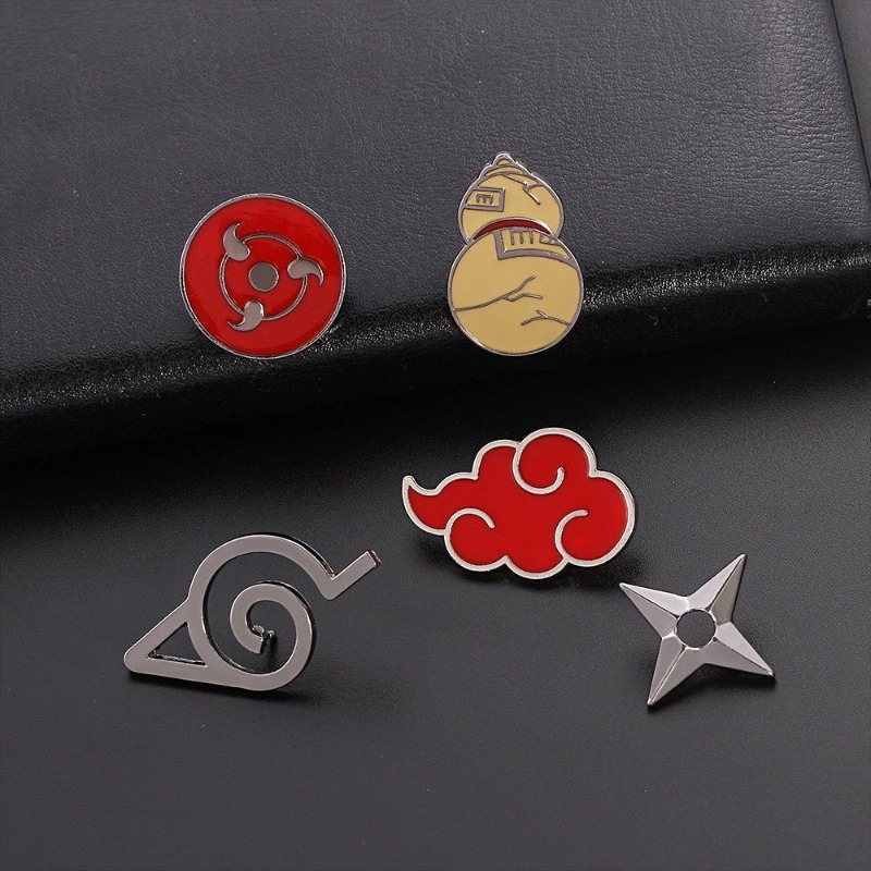 新しいナルトうずまきナルトうちはサスケ絶妙な金属ブローチ高価 - Naruto Headband Metal のレビューと価格